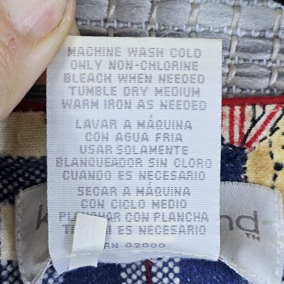 Kathy Ireland Jumpsuit Womens Medium Cotton Flannel Teddy Bear Check Plaid Cozy - Picture 4 of 15